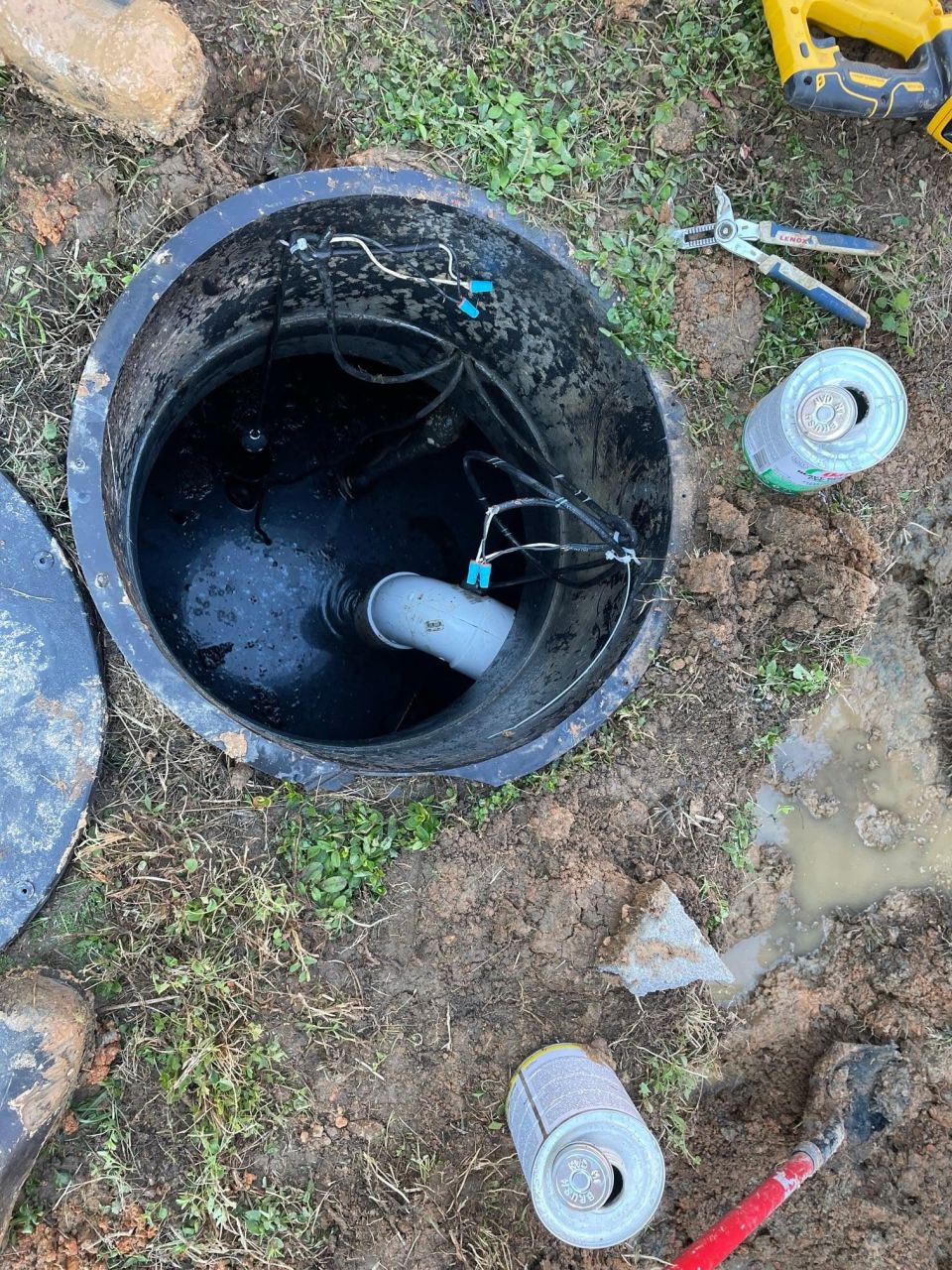 Septic Alarm Diagnosed, Risers Added, 20 ft of Drain Line Replaced