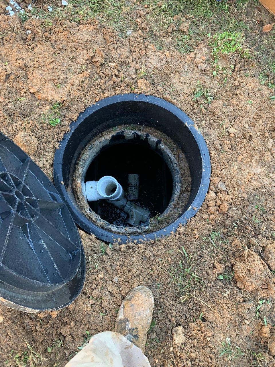 Septic Alarm Diagnosed, Risers Added, 20 ft of Drain Line Replaced – photo 9