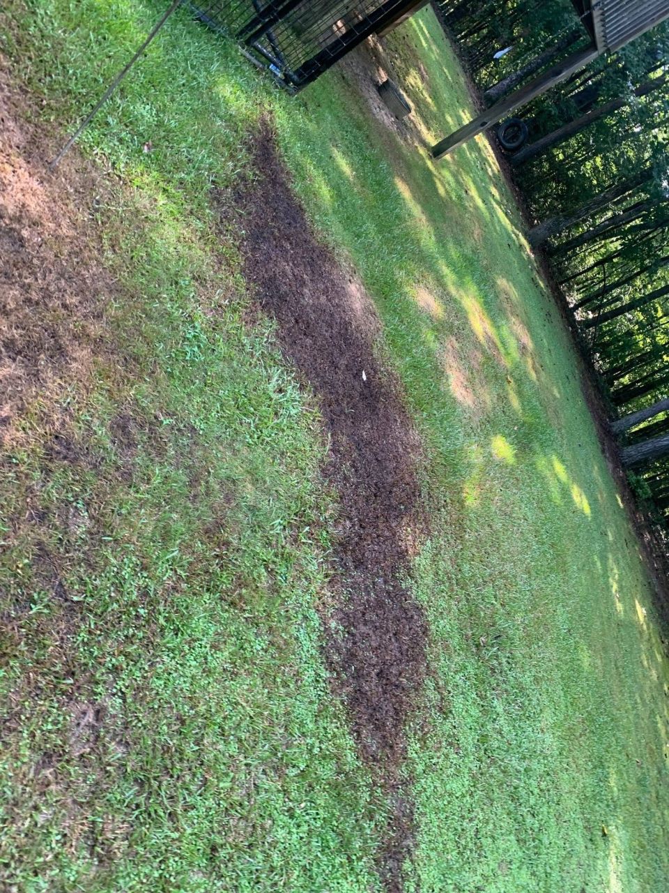 Field Lines Repaired with a Backhoe – Crossover Line Added – photo 3